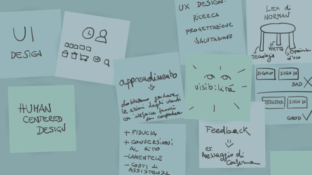 user experience sito web