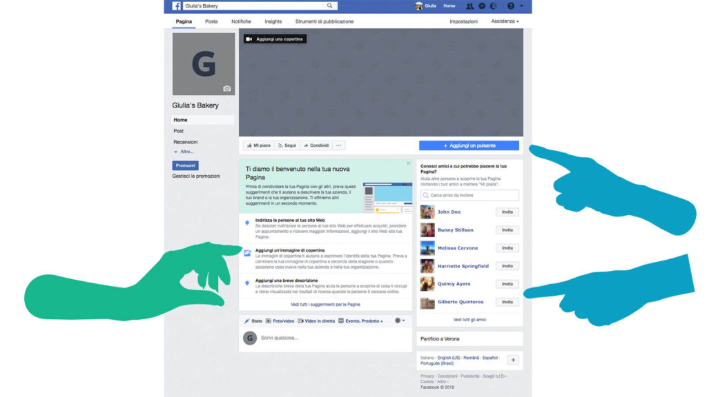 Facebook aziendale