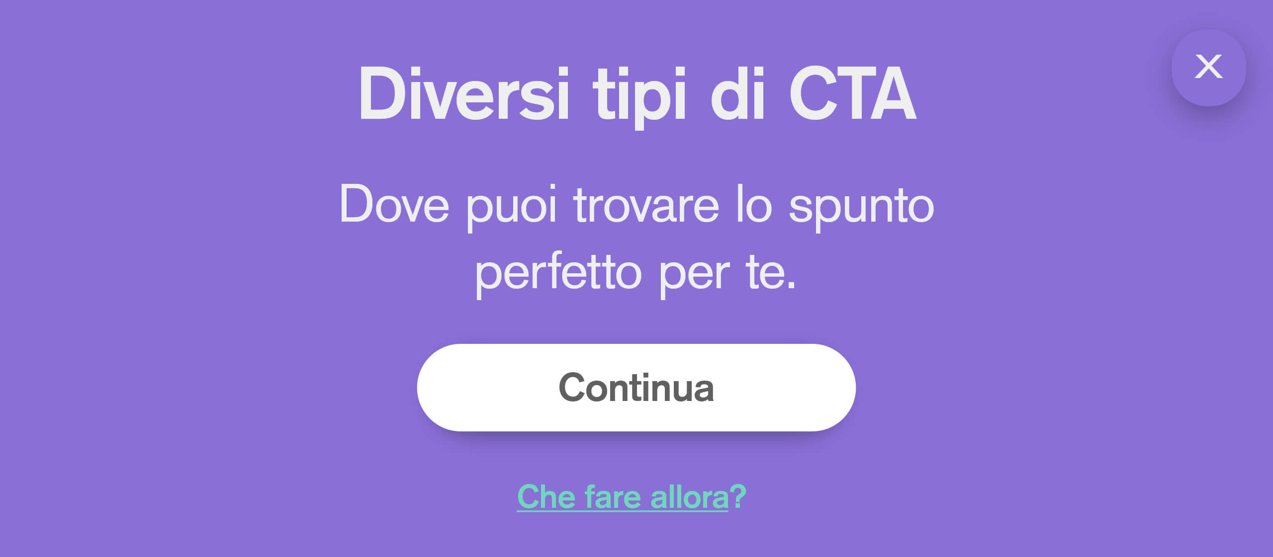 call to action colori grafica