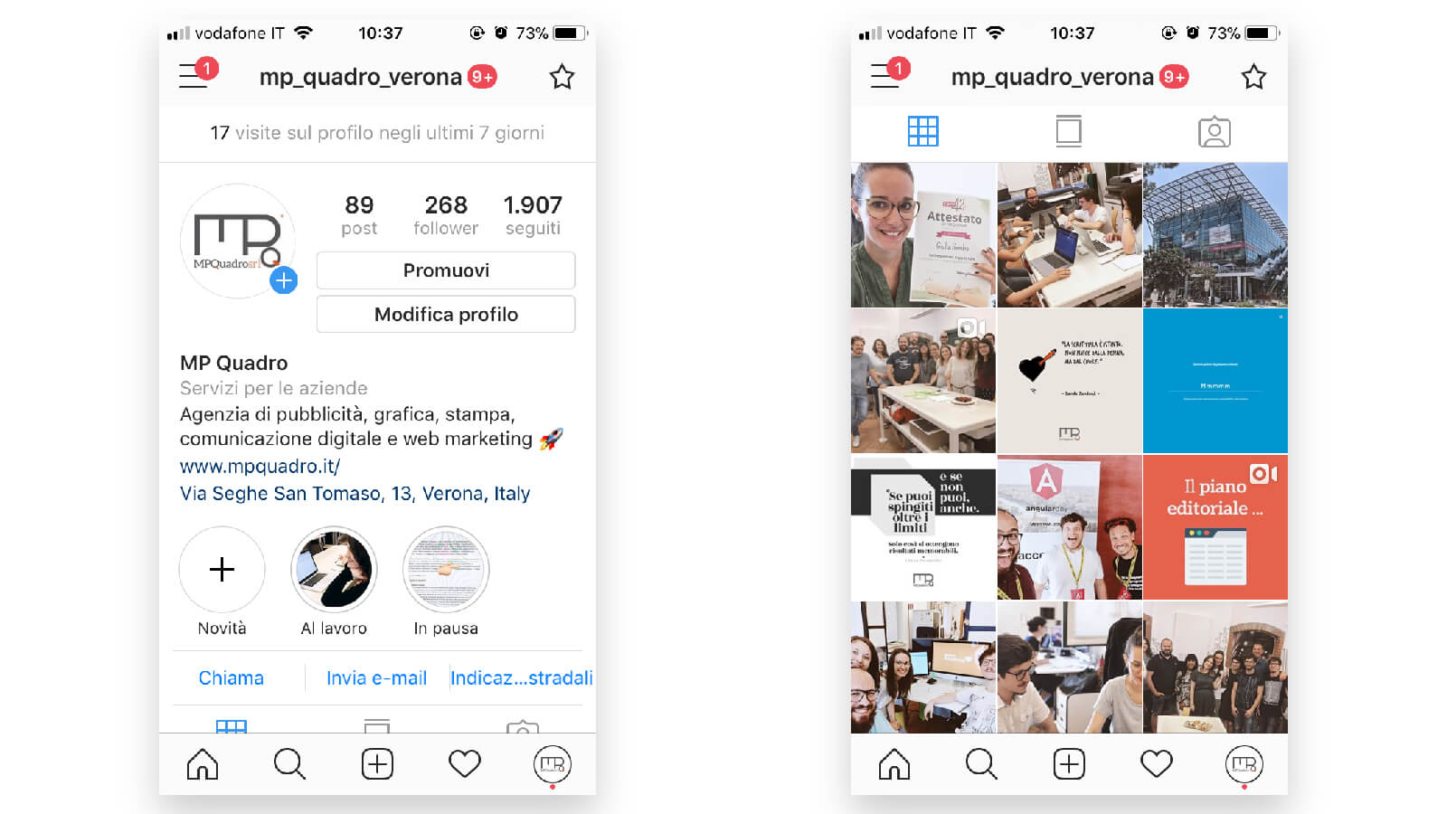 Instagram per la tua azienda